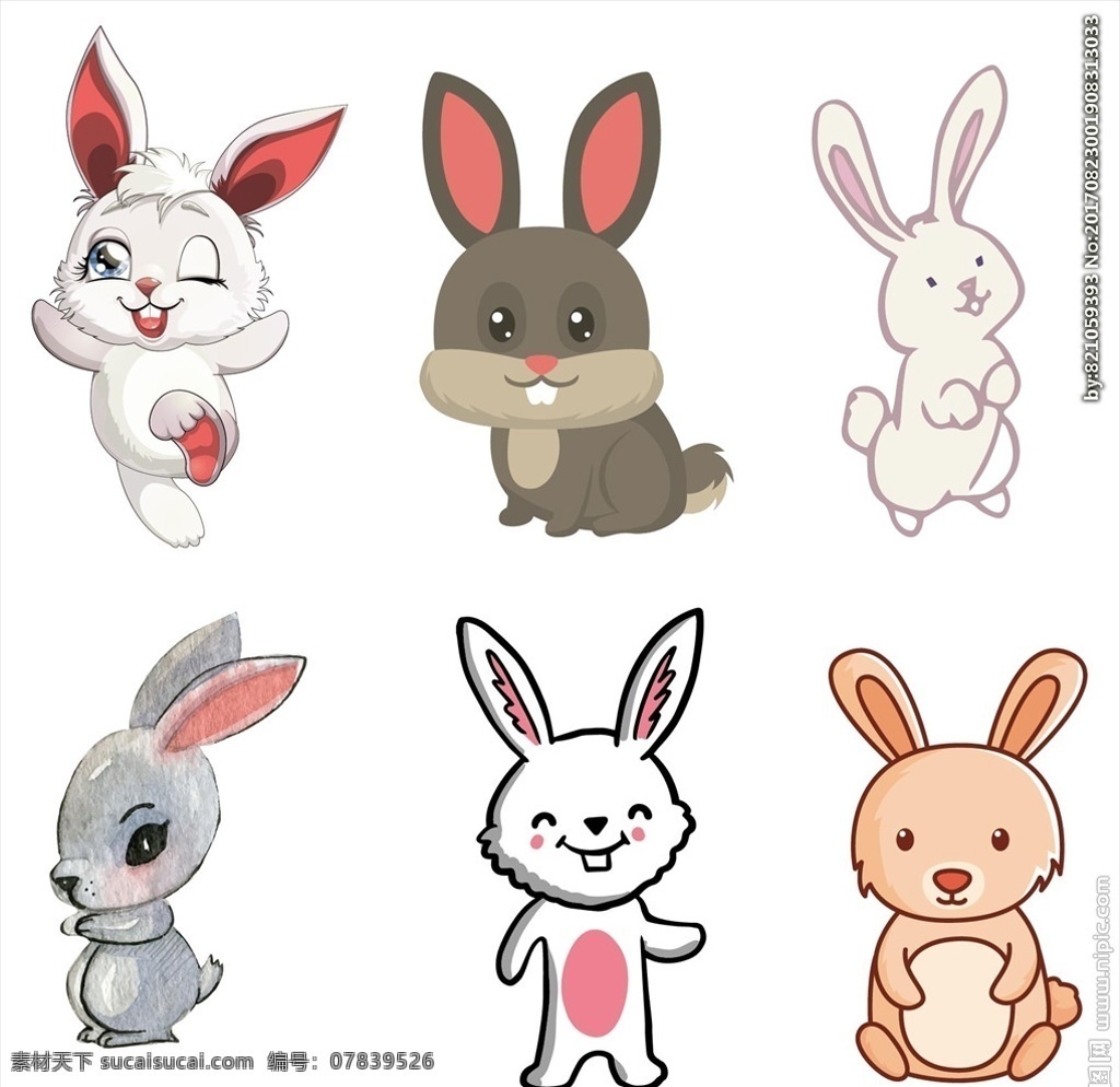 兔子 卡通兔子 爱心兔子 love兔子 q版兔子 公仔兔子 矢量兔子 可爱兔子 大耳朵兔子 花样兔子 失量印花 卡通印花 童装印花 服装图案 卡通图案 抱枕图 卡通设计