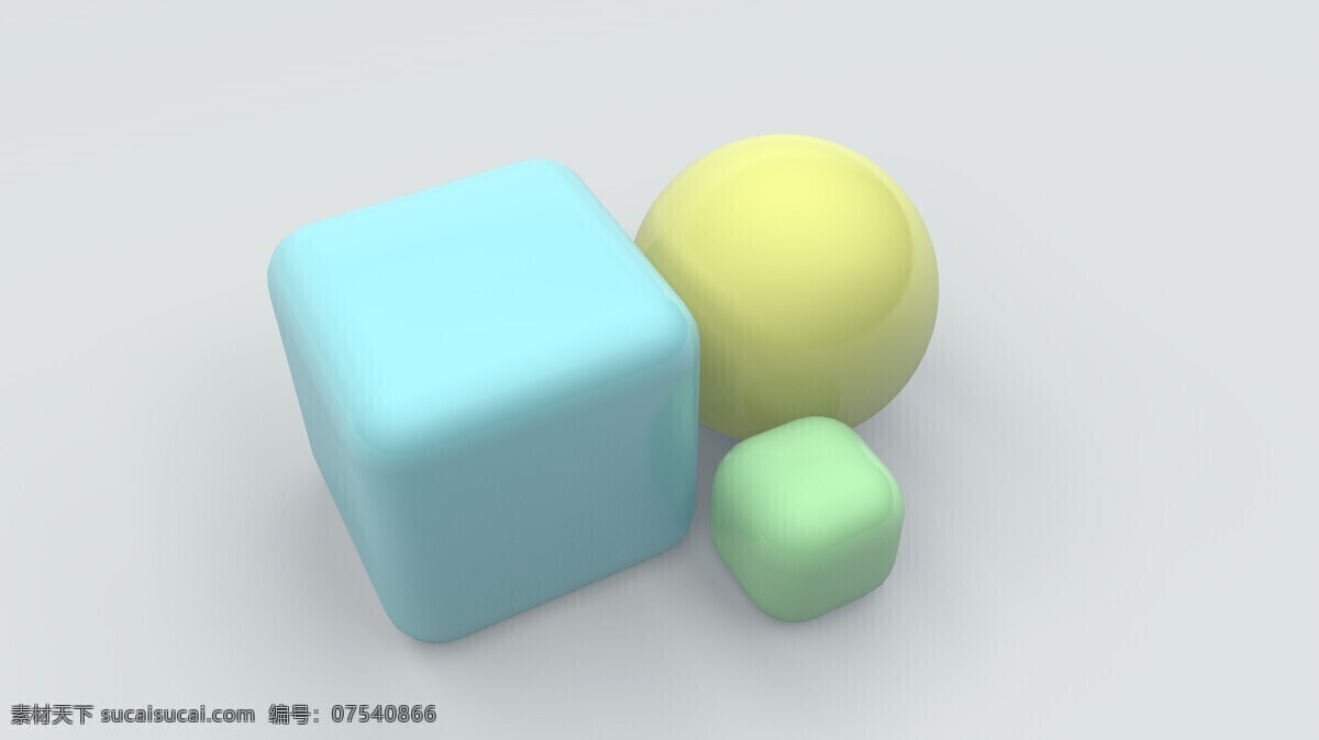 彩色 几何体 组合 几何组合 立方体 立体模型 静物 球体 积木 3d模型 3d设计