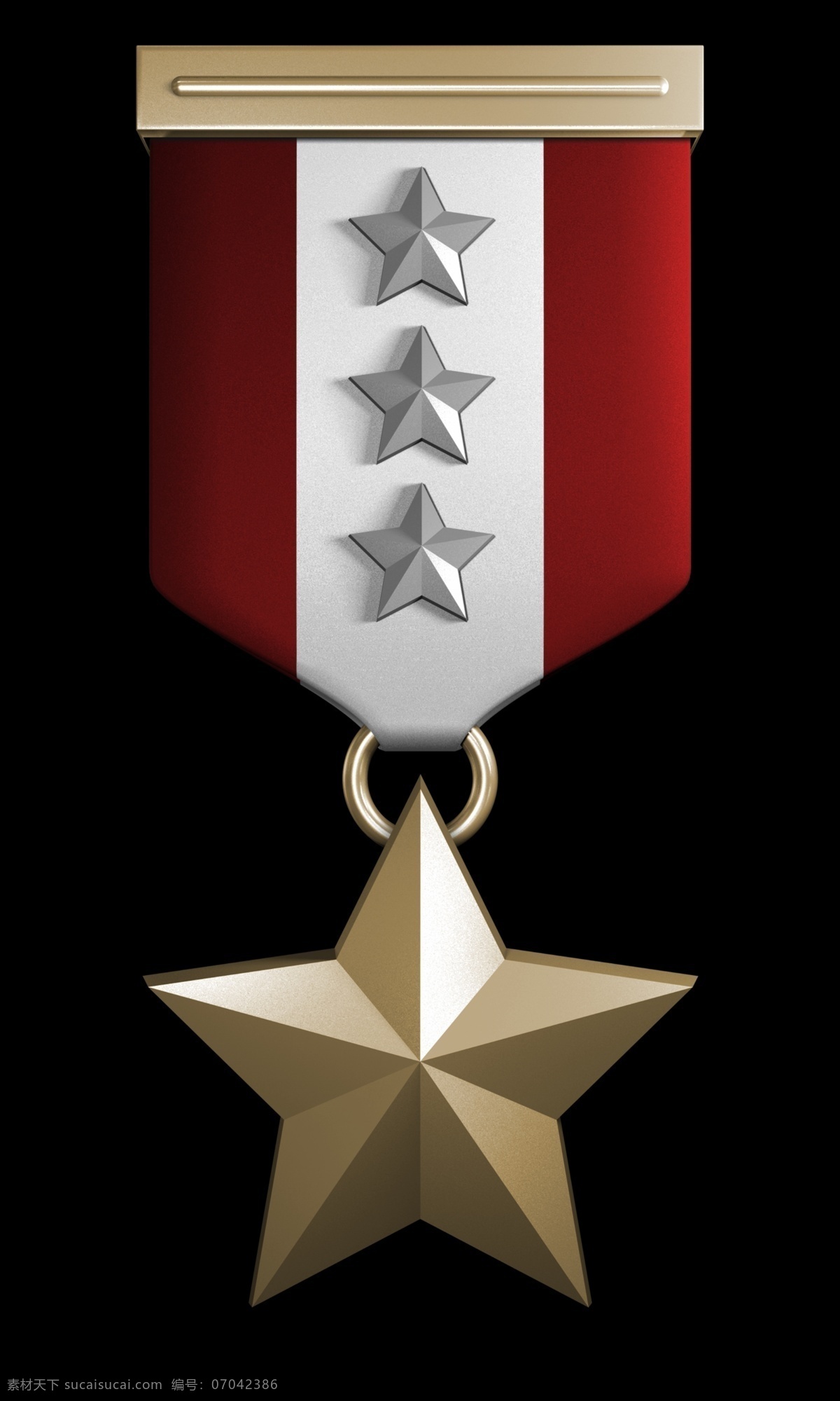 五星勋章3d medal 分层素材 图标设计 图标 模板 分层 源文件