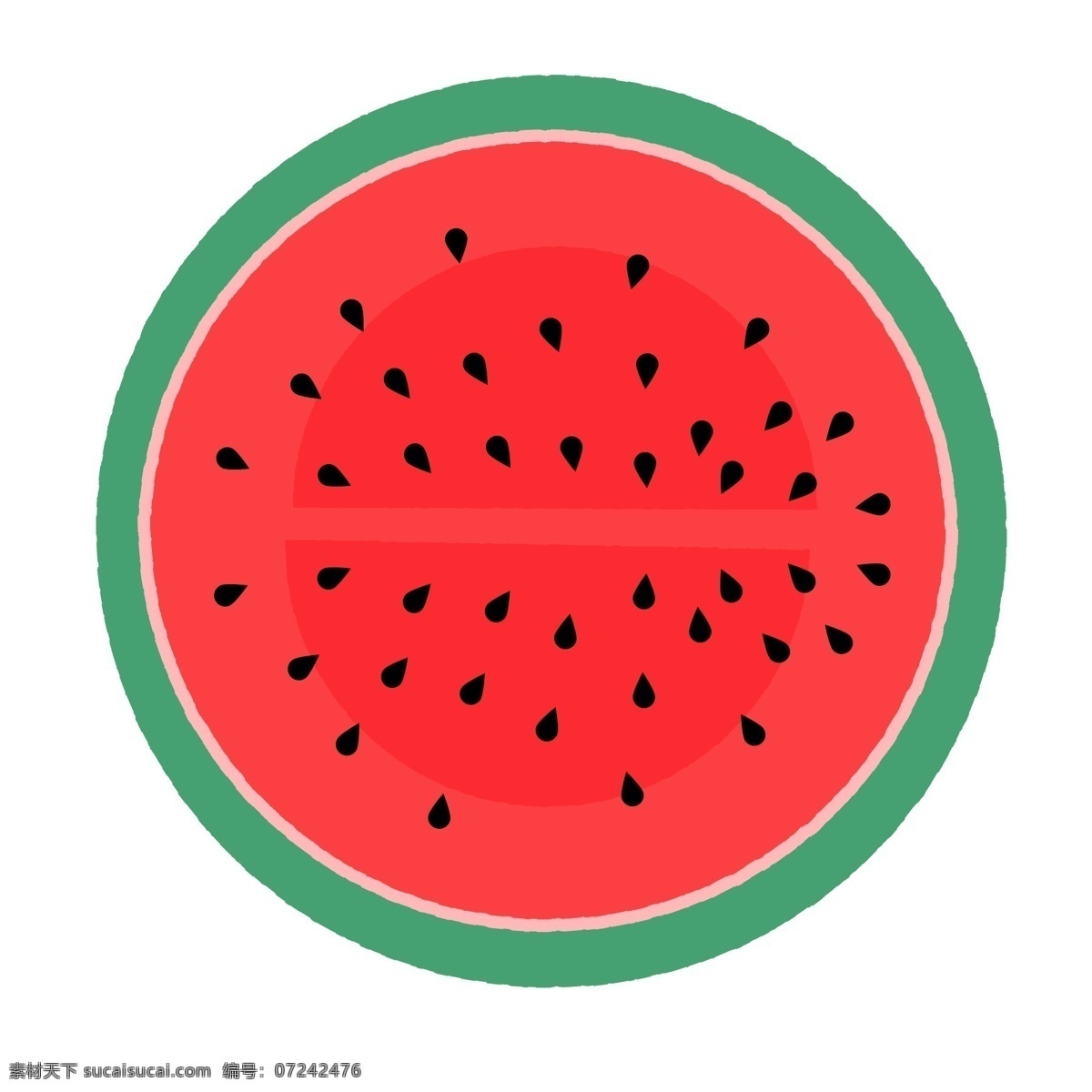 清新 矢量 西瓜 图标 扁平 水果图标 瓜果图标 农产品 果蔬 瓜果 农业 种植 可爱图标 可爱