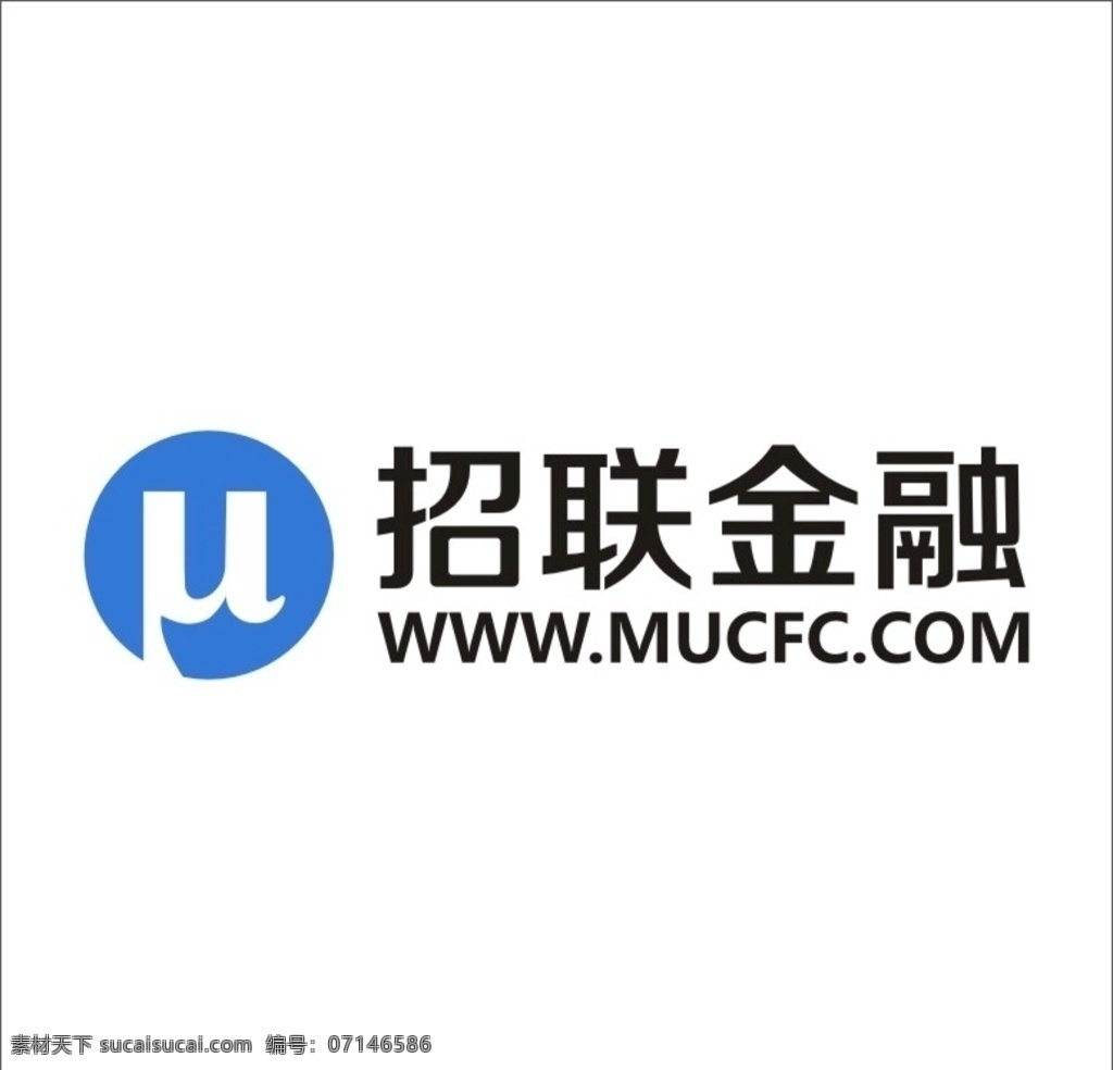 招 联 金融 logo 标志 2020 蓝色logo 蓝色