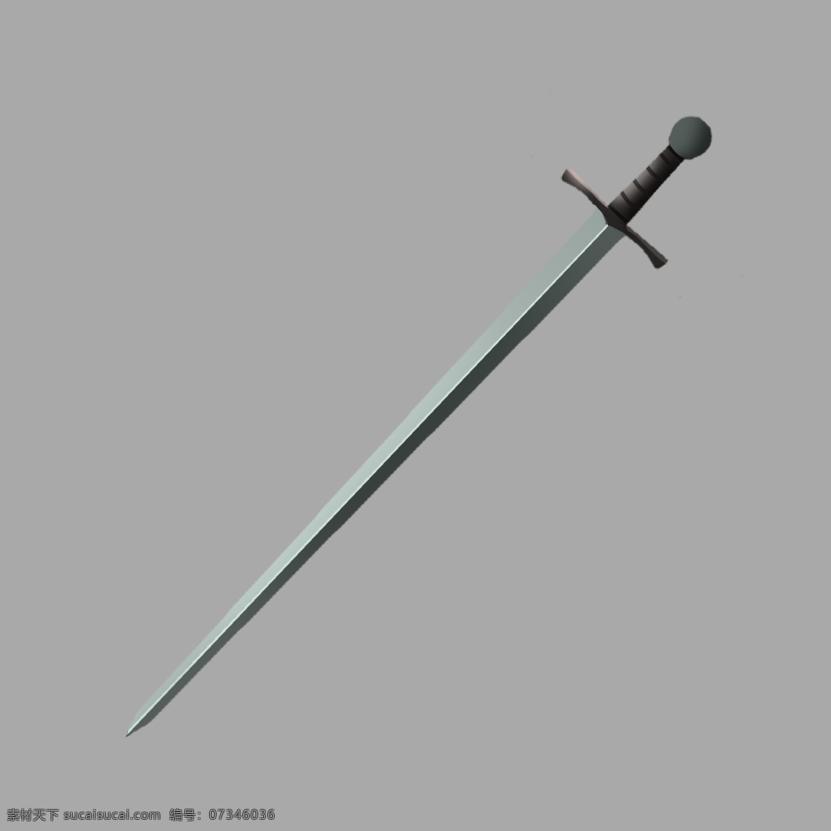 锋利 长剑 兵器 插画 长剑兵器 刀剑 一把剑 剑 锋利的剑 锋利的长剑 游戏刀剑