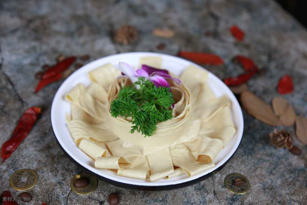 豆腐皮 豆皮 火锅涮菜 油豆皮 豆制品 餐饮美食 传统美食