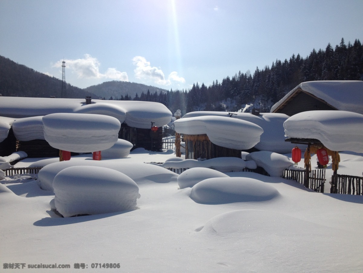 雪乡 雪景 雪 冬天的景色 中国雪乡 雪乡梦幻家园 大雪过后 风景摄影 山水风景 自然景观