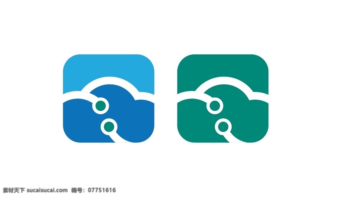 云logo icon app logo ui 标志 界面标志 白色