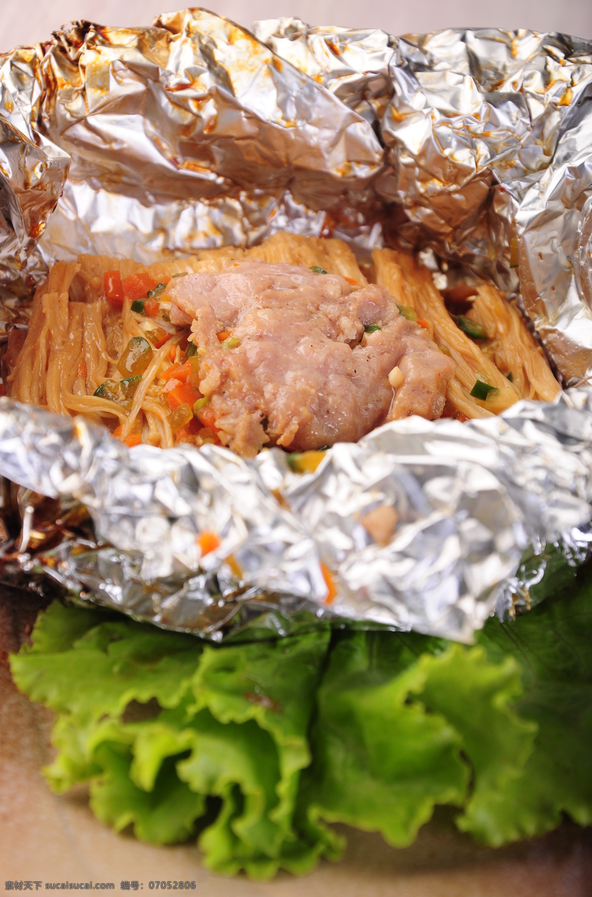 锡纸包金针菇 金针菇 美食 炒菜 中餐 传统美食 餐饮美食