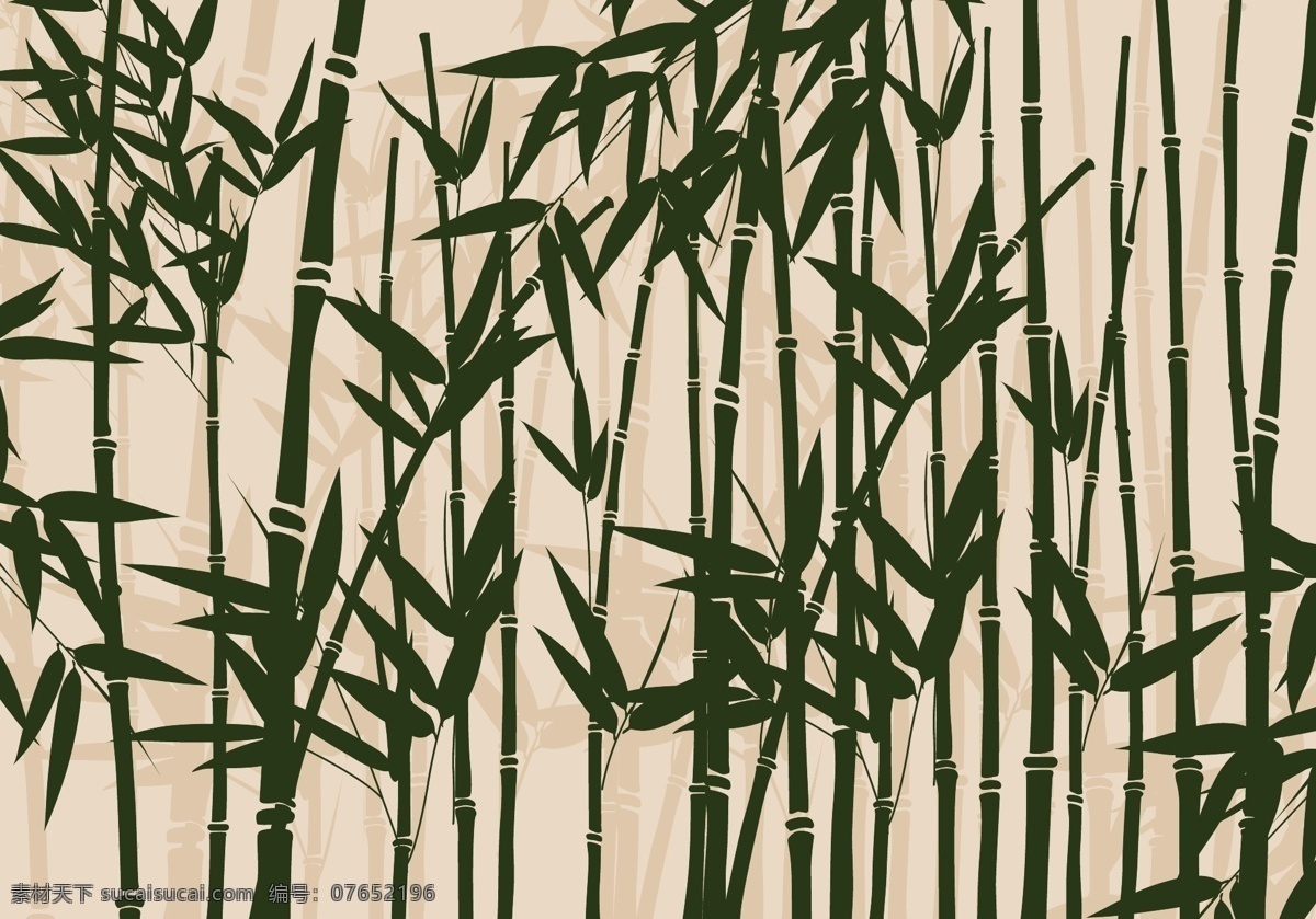 竹子背景素材 植物 绿色 绿色植物 竹子 矢量素材