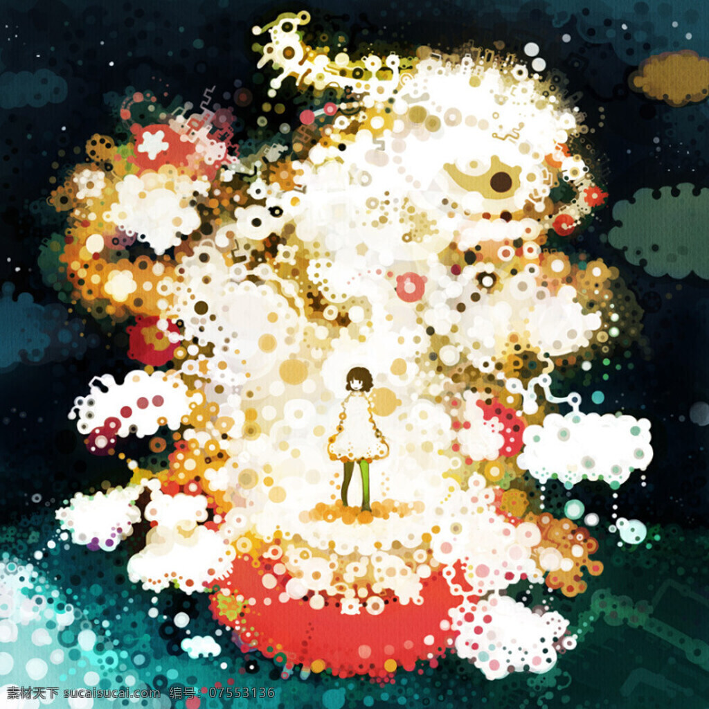 位图免费下载 插画 服装图案 位图 圆圈 插画师 pixiv 面料图库