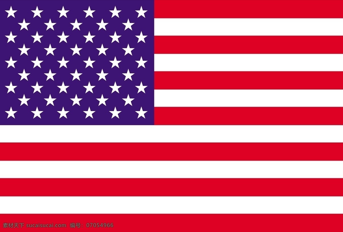 美国国旗 国旗 vi 五角星 蓝色 白色 线条 星星 标志图标 公共标识标志