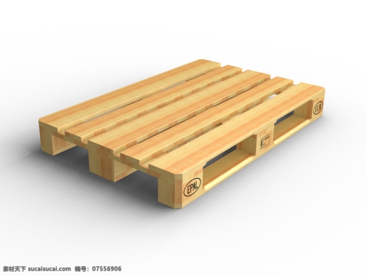 木质 托盘 标准 欧洲 epal 航运 木材 欧元 3d模型素材 其他3d模型