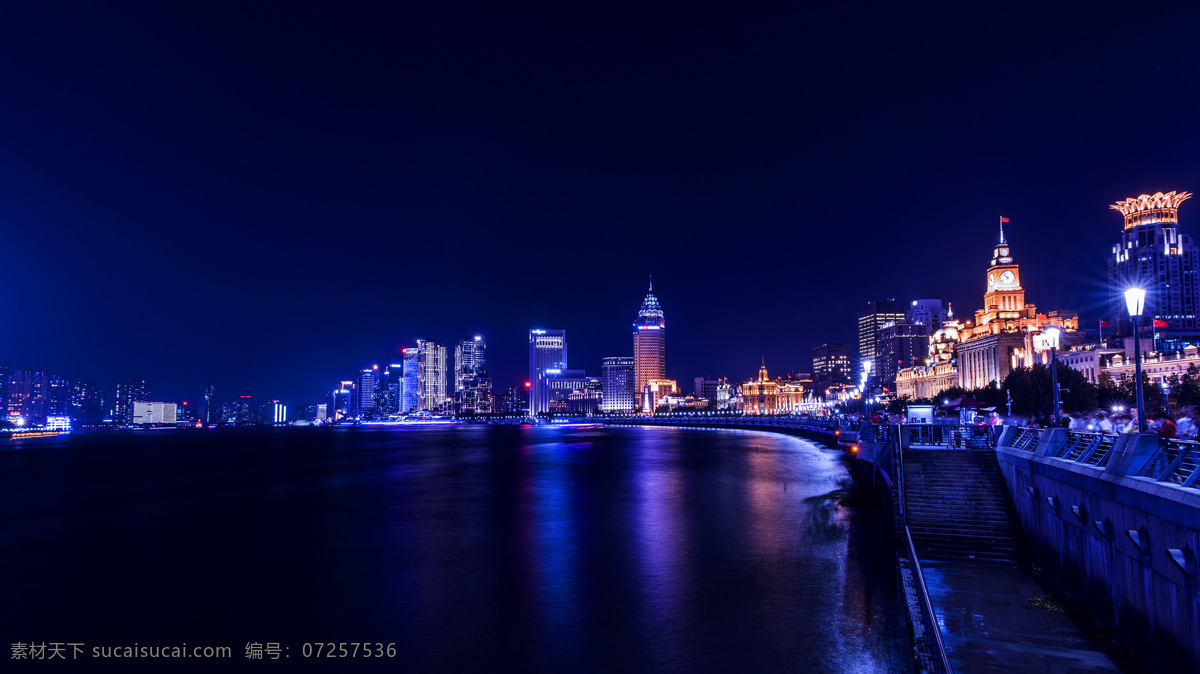 上海城市夜景 高清 夜景 上海 城市风景 风景 自然景观 建筑景观