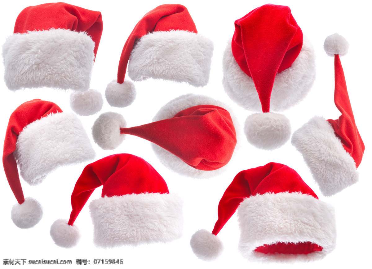 各种 圣诞 帽子 节日 圣诞节 圣诞节快乐 开心 温暖 圣诞帽子 节日庆典 生活百科