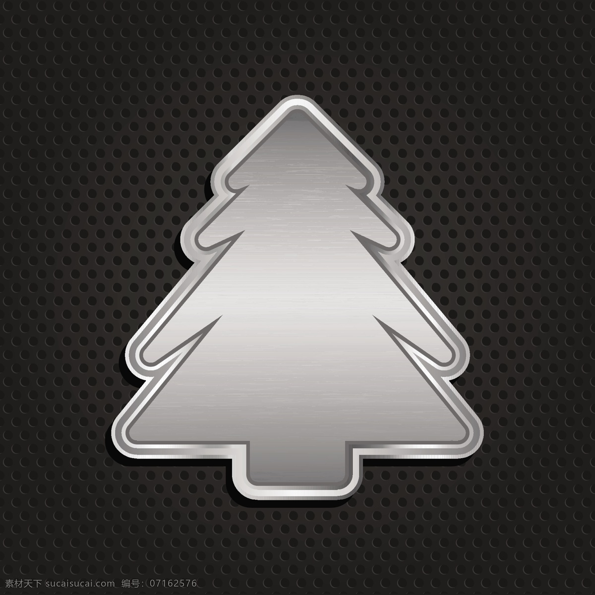 银色 圣诞树 背景 银色背景