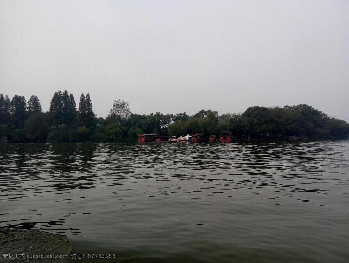 西湖 游船 行船 湖景 湖心岛 旅游摄影 国内旅游