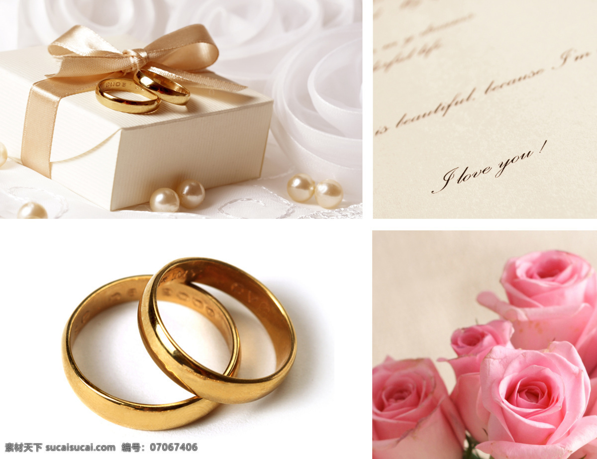 婚礼 时刻 结婚 物品 戒指 粉色玫瑰 礼物 礼盒 对戒 婚礼图片 生活百科