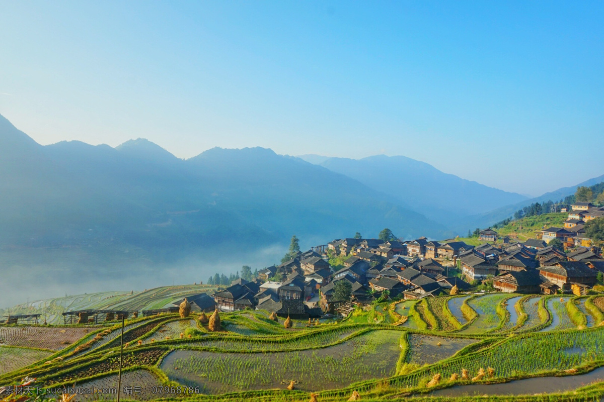 加榜梯田 梯田 田园 自然 风景 加榜 贵州 旅游摄影 自然风景