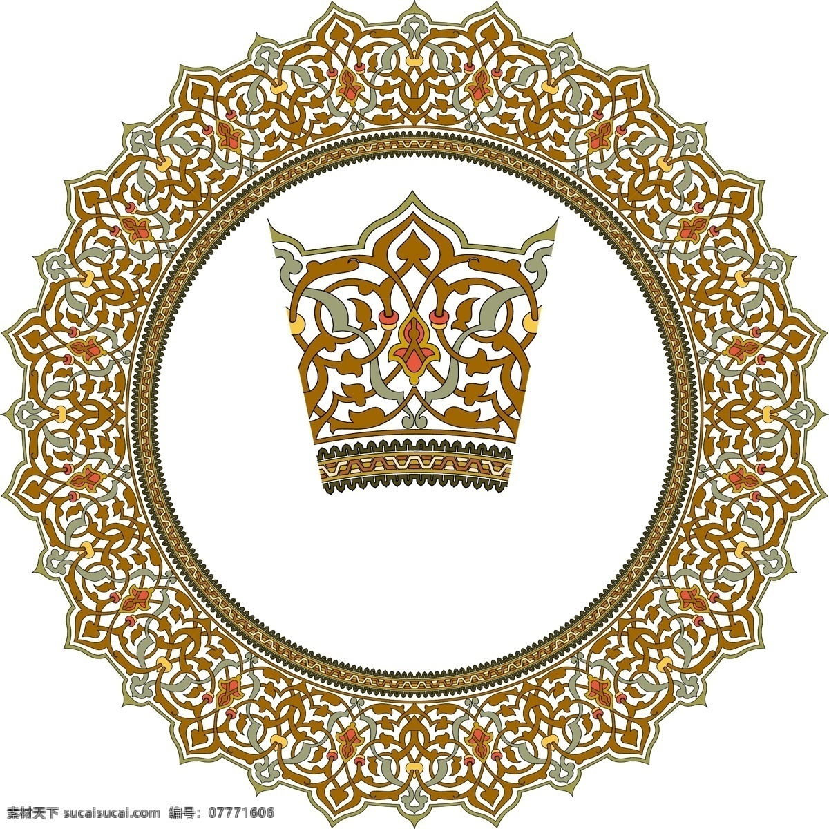 欧式 皇冠 花纹 矢量图 其他矢量图