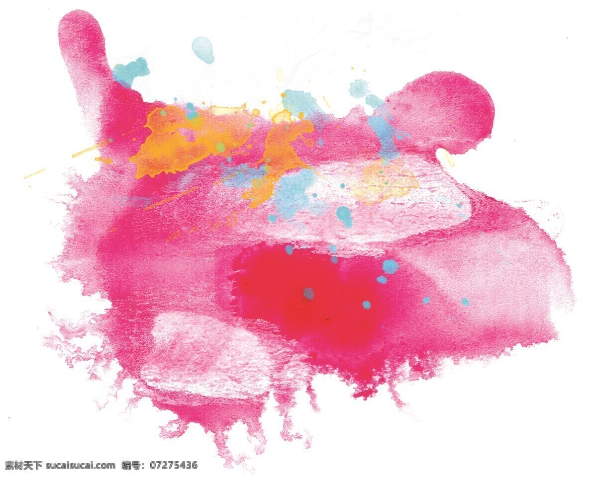 粉色 涂鸦 水彩 背景 设计素材 背景素材