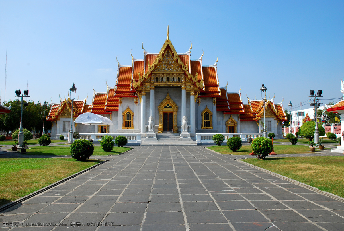 泰国著名寺庙 泰国 曼谷 寺庙 五铢硬币 背景图案 人文景观 旅游摄影