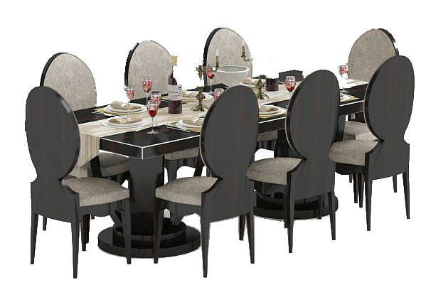 3d餐桌模型 3d 餐桌 模型 max 白色