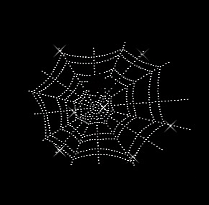 烫钻 蜘蛛网 免费素材 面料图库 服装图案 黑色