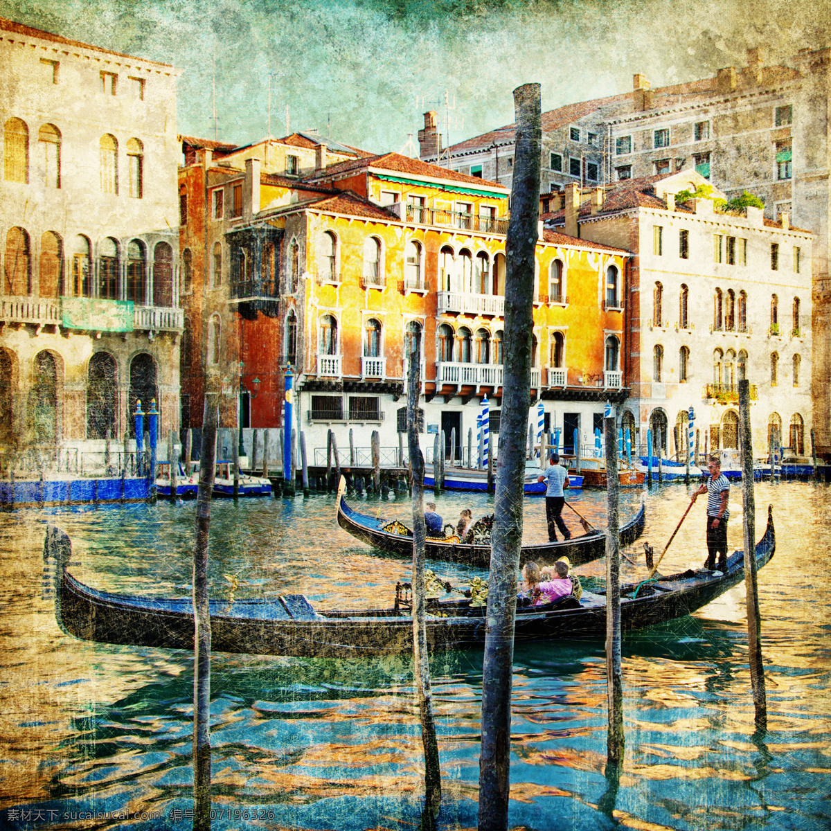 威尼斯 风景 照片 小船 威尼斯风景 水城威尼斯 意大利 旅游景点 美丽风景 怀旧 城市 相片 怀旧风景照片 其他风光 自然景观 黑色