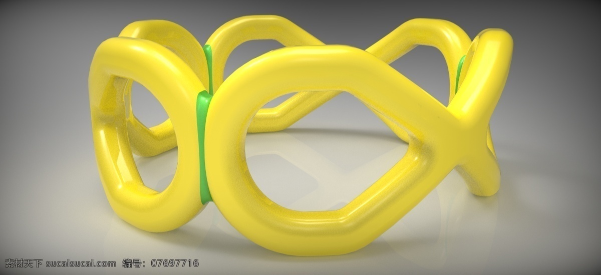 手镯 3d 打印 印刷 iges stl 20103dprinting solidworks 3d模型素材 其他3d模型