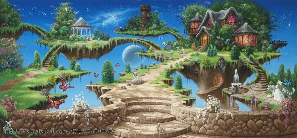 游戏 场景 地形 图形 绿植 风景