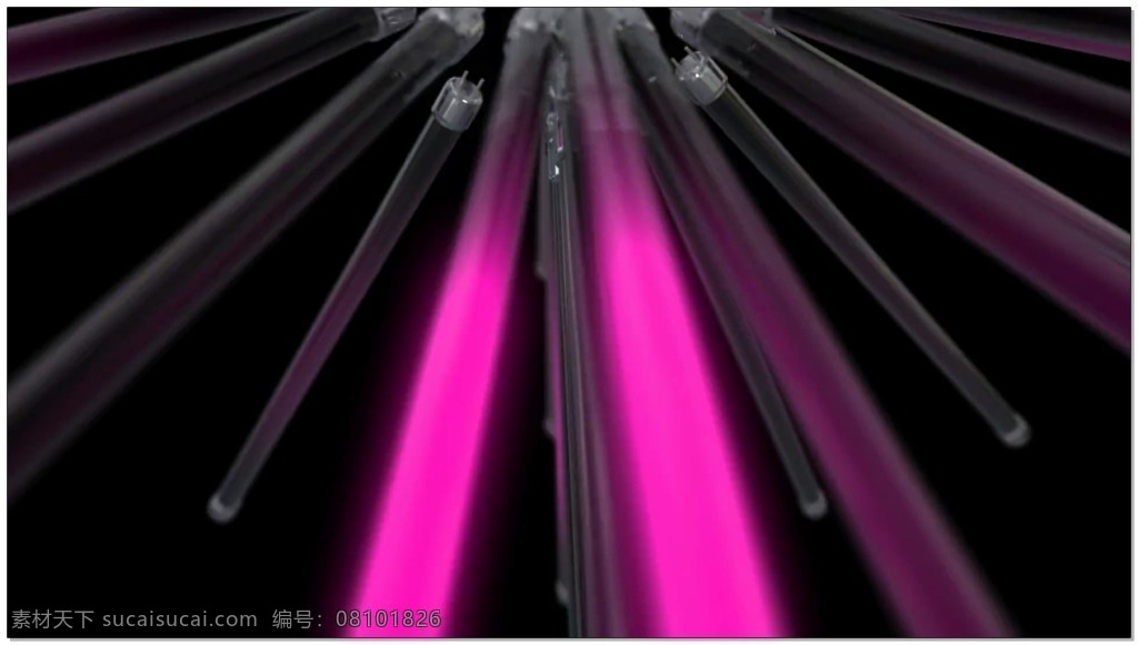 紫色 线条 动态 视频 渐变 圆柱 视频素材 动态视频素材