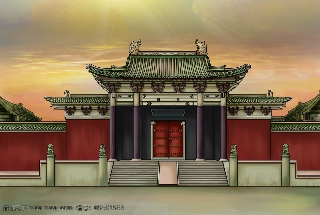 包拯府 河南 开封 衙门 县衙 包拯 包公 包公祠 开封府 古建筑 开封建筑 古代开封 古代县衙 古代开封府 开封古建筑 动漫动画 风景漫画