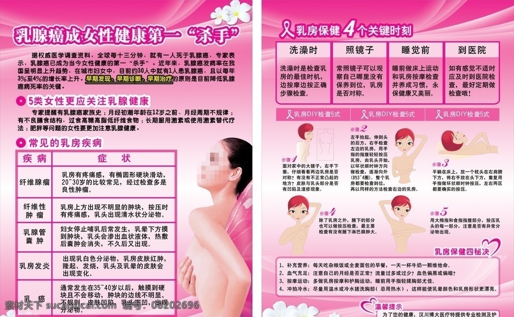 乳腺癌展板 女性乳腺 乳腺 女性乳房 乳腺癌 乳腺癌防治 乳腺健康 乳房保健 医院展板 医院 展板 乳腺科 医院物料 展板模板 矢量