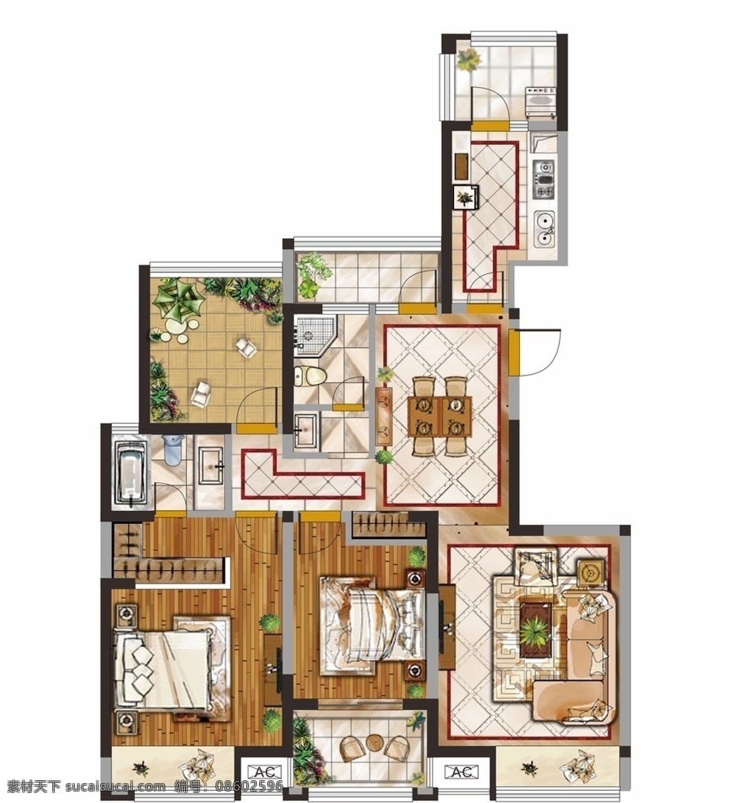 户型图 户型图素材 户型图模版 户型单张设计 户型设计 户型设计模板 地产模板素材 高端地产素材 户型 建筑家居 矢量
