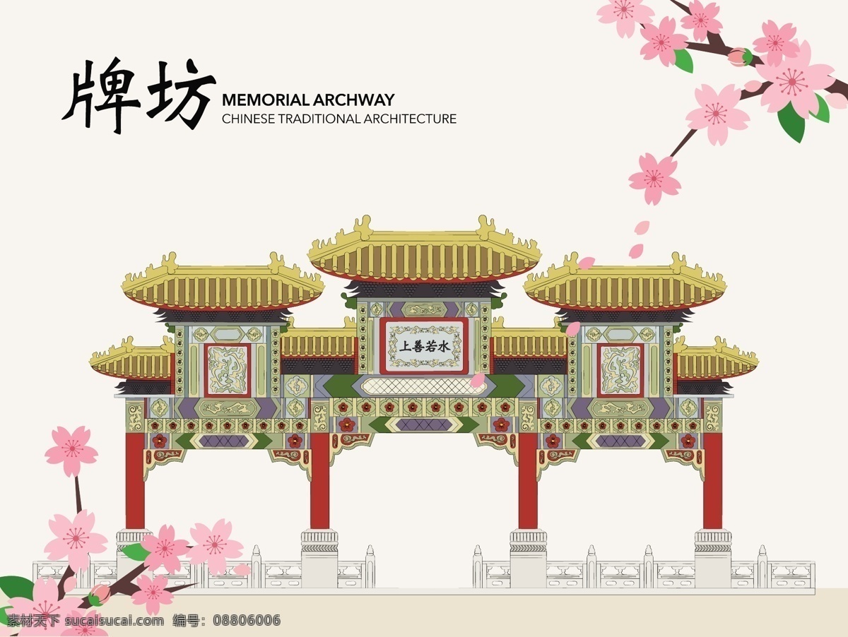 矢量牌坊 牌坊 古牌坊 牌楼 楼阁牌坊 古街牌坊 传统建筑 中式建筑 彩绘牌坊 手绘建筑 卡通建筑 游戏地图 游戏画面 游戏界面 中国风元素 中国古代建筑 中国历史 古代城门 手绘城楼 手绘老房子 q版建筑 游戏建筑 游戏房子 中国古代房子 城墙 古建筑模型 古代元素 唐人街 唐人街建筑 城门 手绘城门 桃花 中国风 画册设计