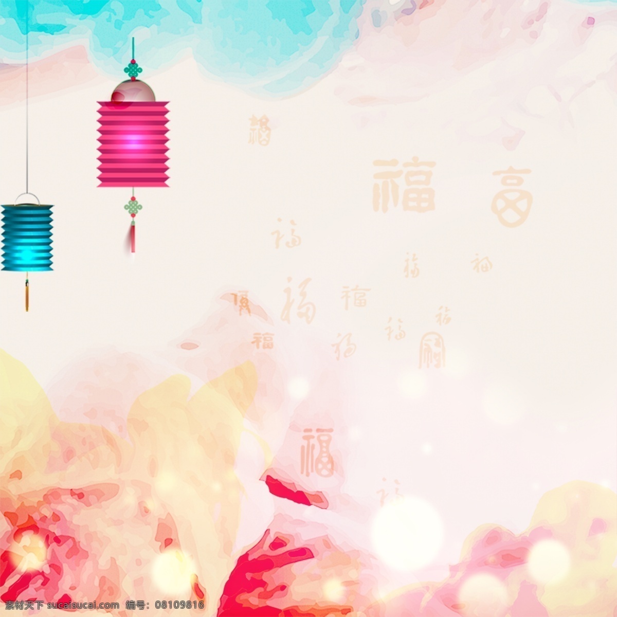 简约 传统 新年 元旦 主 图 促销主图 灯笼 梅花 年货节 淘宝主图 天猫主图 新年主图 中国结 主图 主图背景 主图设计