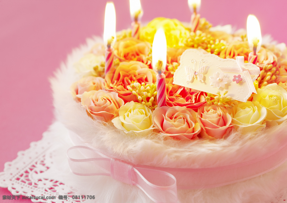 情人节 鲜花 蛋糕 粉色 蜡烛 浪漫 礼品 玫瑰 生日 节日素材 情人节七夕