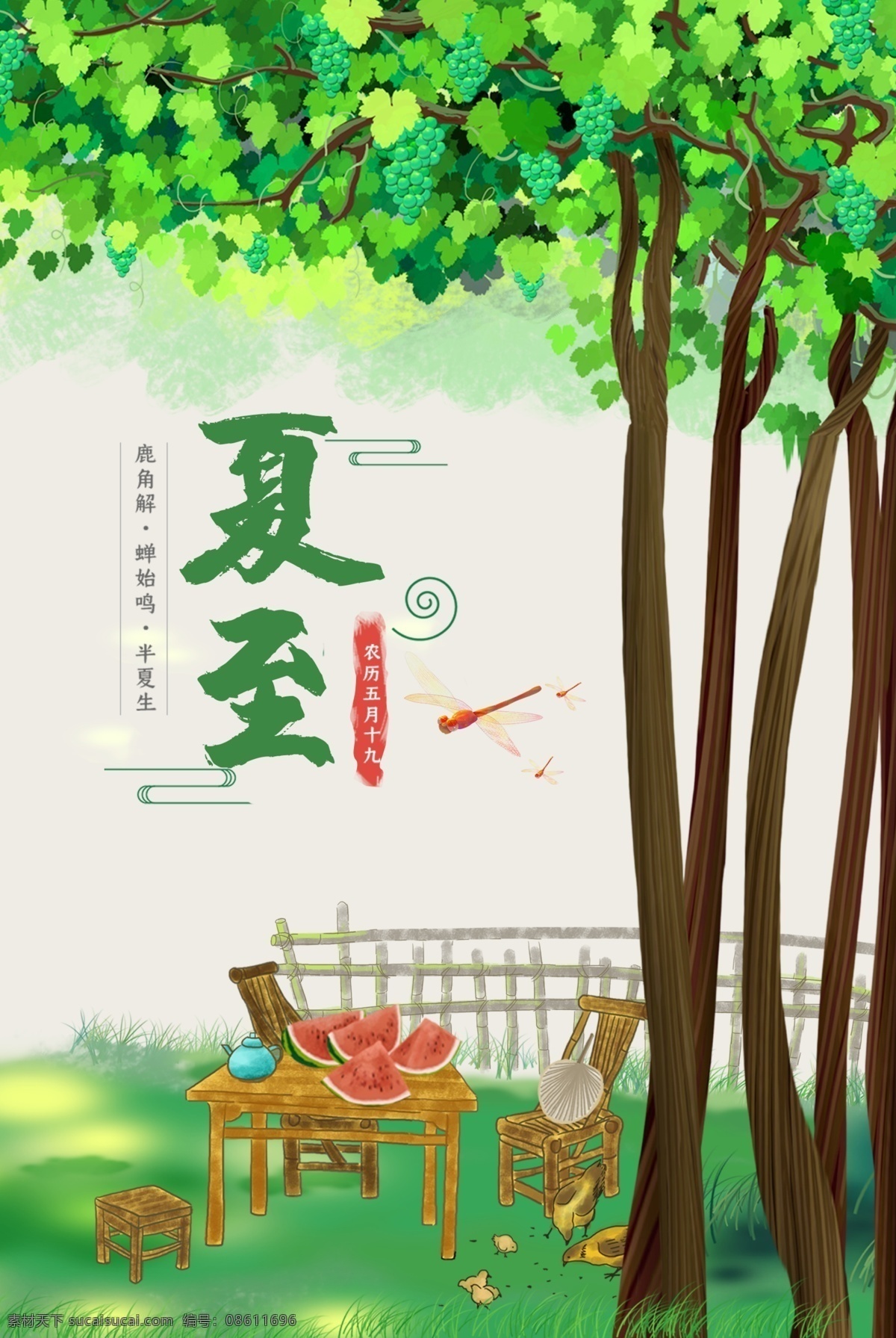 夏至海报 节气 二十四节气 24节气 节气海报 6月 你好 7月 夏季促销 夏至插画 小清新 清爽 简约 传统节气 节日 6月促销 6月旅游 西瓜 水果 饮料 西瓜汁 夏天 夏季旅游 新品上市 夏季上新 夏天你好 早安 夏季 夏至未至 平面设计 展板模板