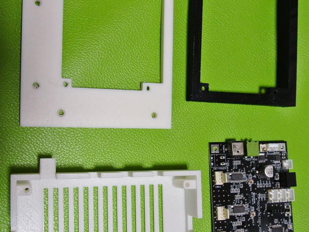 pcb 基座 高 刚度 型 零件 prn3d 3d打印模型 3d 打印 模型 stl 绿色