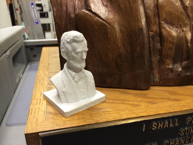 亚伯拉罕 林肯 半身像 3d打印模型 艺术时尚模型 abelincoln abrahamlincoln 胸围