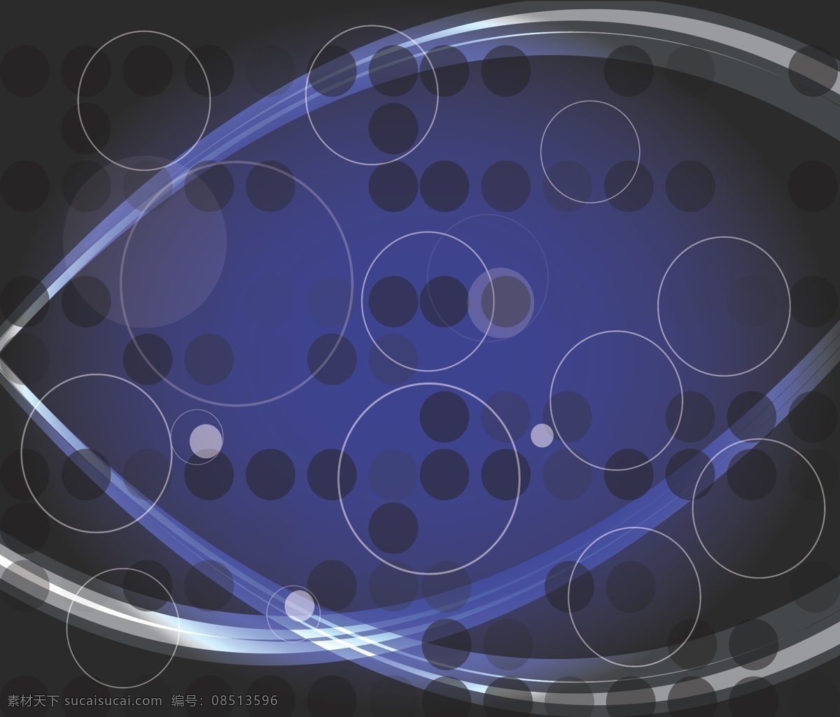 深蓝色 圆圈 网络 元素 艺术 载体 背景 图案