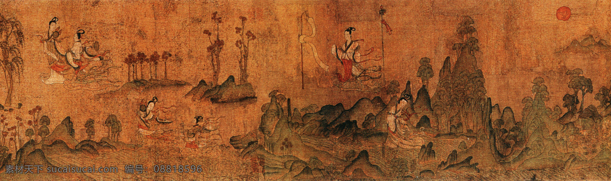 中国 名画 古画 广告 大 辞典 国画 绘画 水墨 有名 中国名画 著名 文化艺术