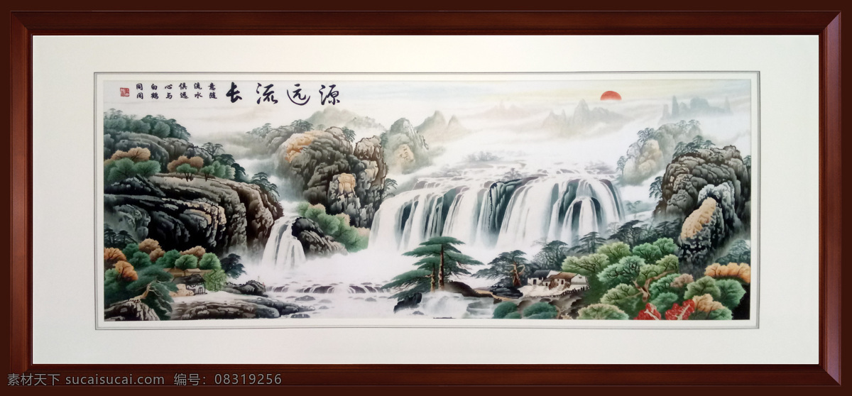 苏绣源远流长 苏绣 源远流长 中国画 文化艺术 山水 传统文化