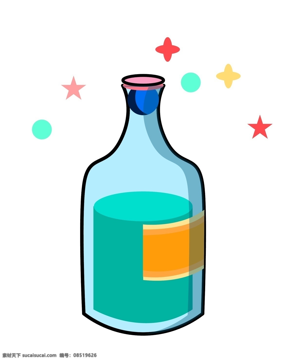 mbe 风格 酒瓶 绿色 瓶子
