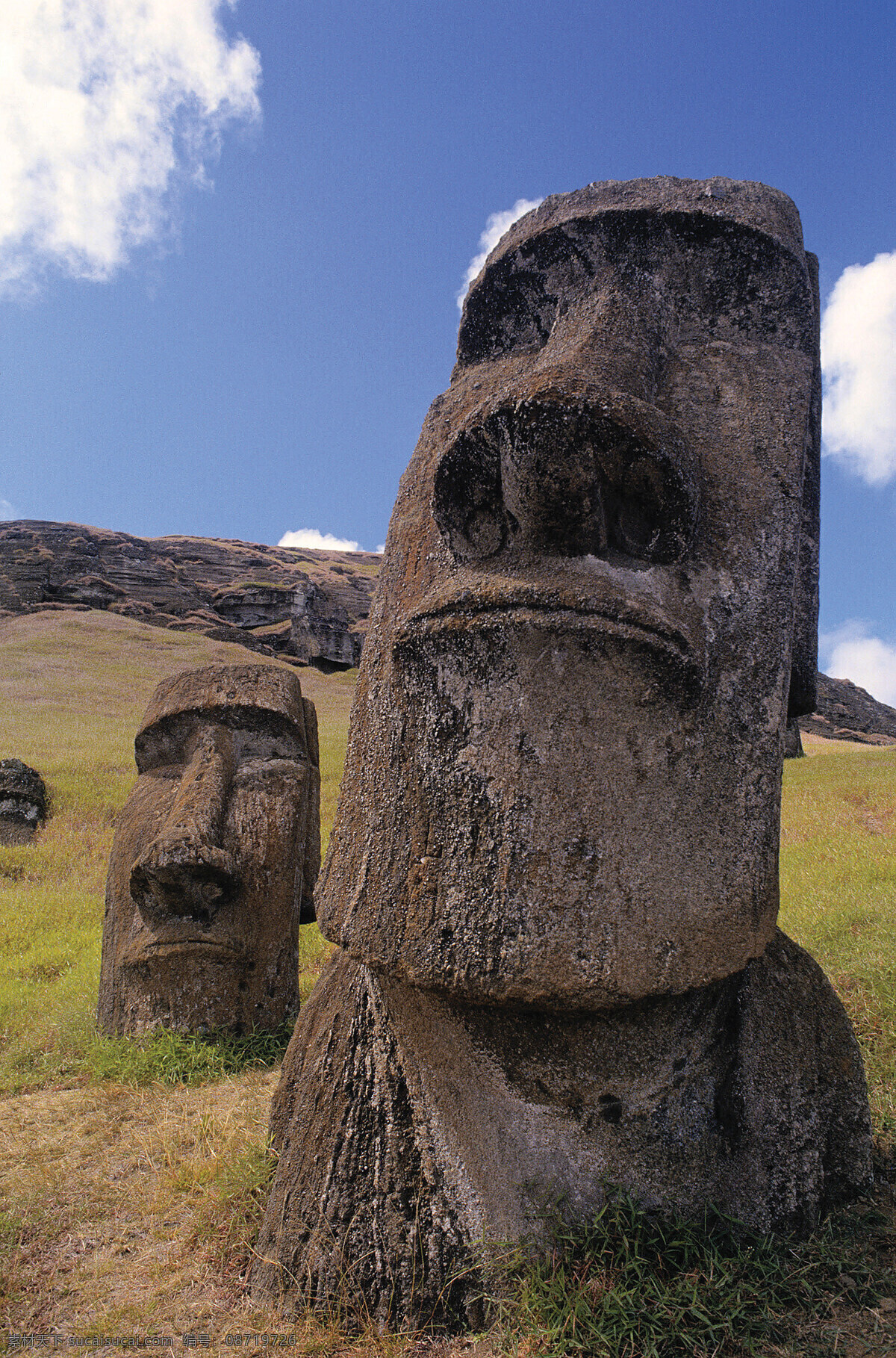 复活节岛 南太平洋 巨石人像 神秘 雕刻 旅游摄影 国外旅游 摄影图库
