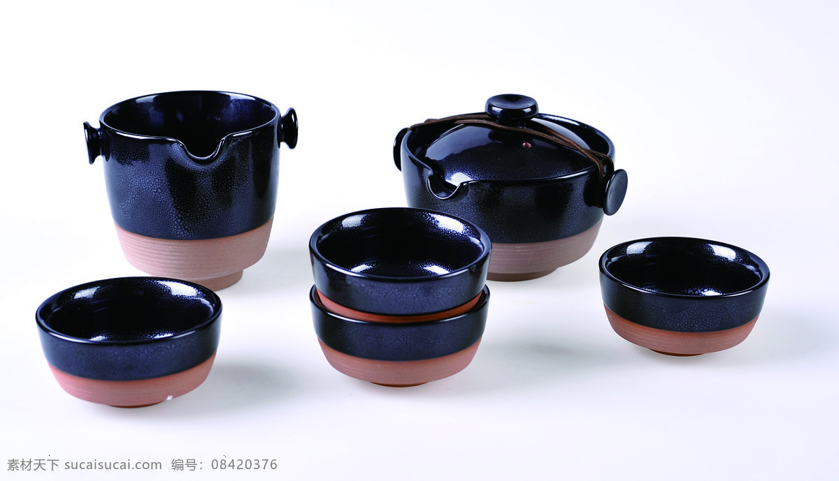 砂锅 餐具厨具 餐饮美食 瓷器 碗 品茶杯子 茶艺摄影 矢量图 日常生活