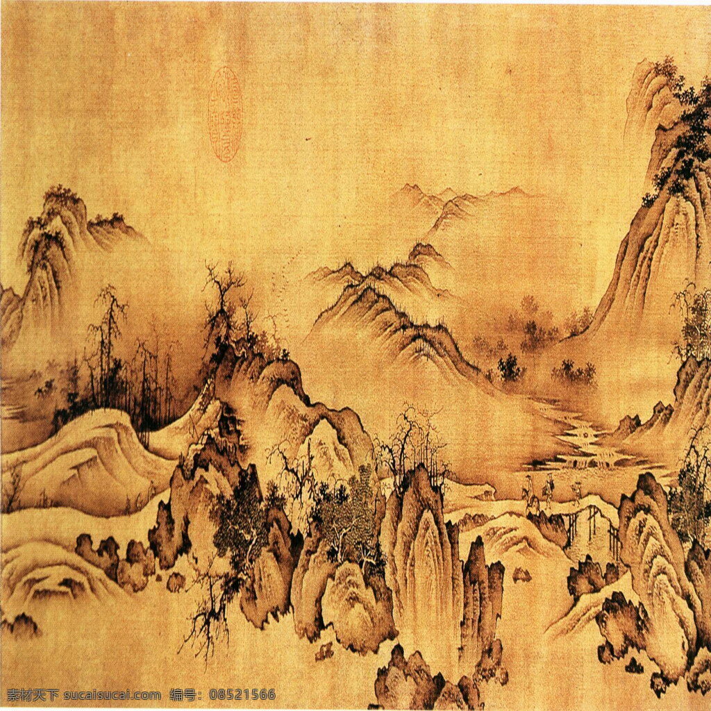 山免费下载 山水 水墨 中国画 装饰素材 山水风景画