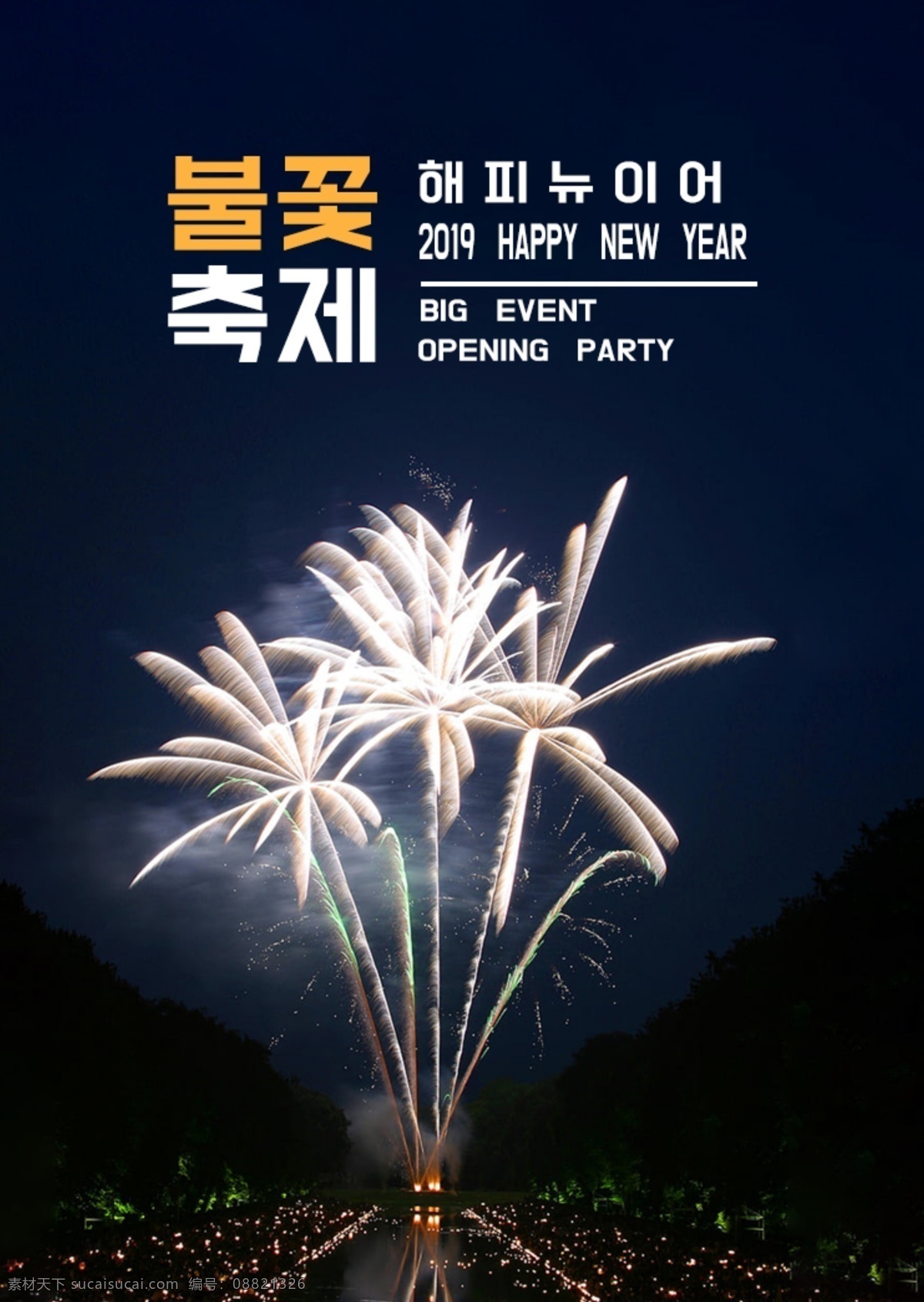 开花 夜空 海报 白色 烟花 谈谈关于 节日庆典 庆祝 庆典 主要事件 极简主义 2019 新年 一年的猪 浪漫