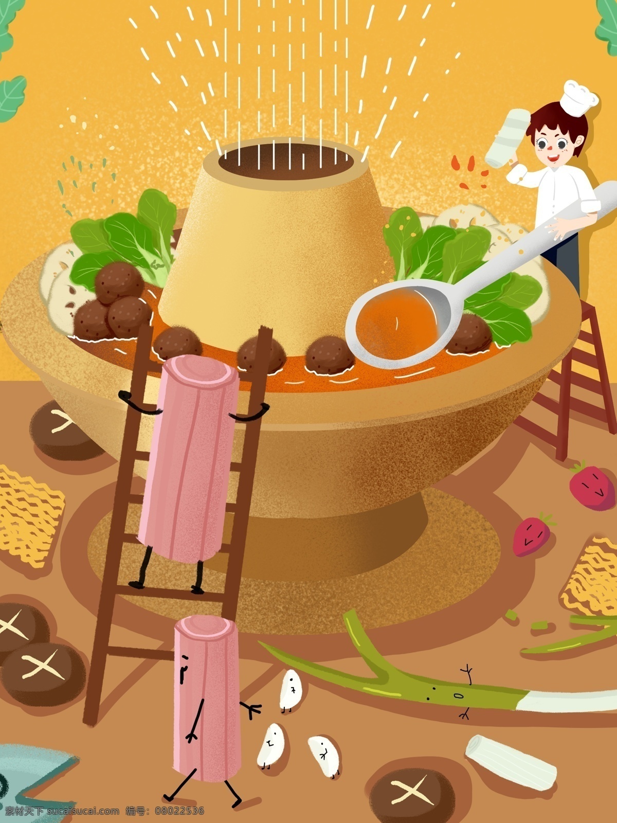 中国 传动 文化 美食 火锅 传奇 冬天 传统美食 肉 梯子 菜