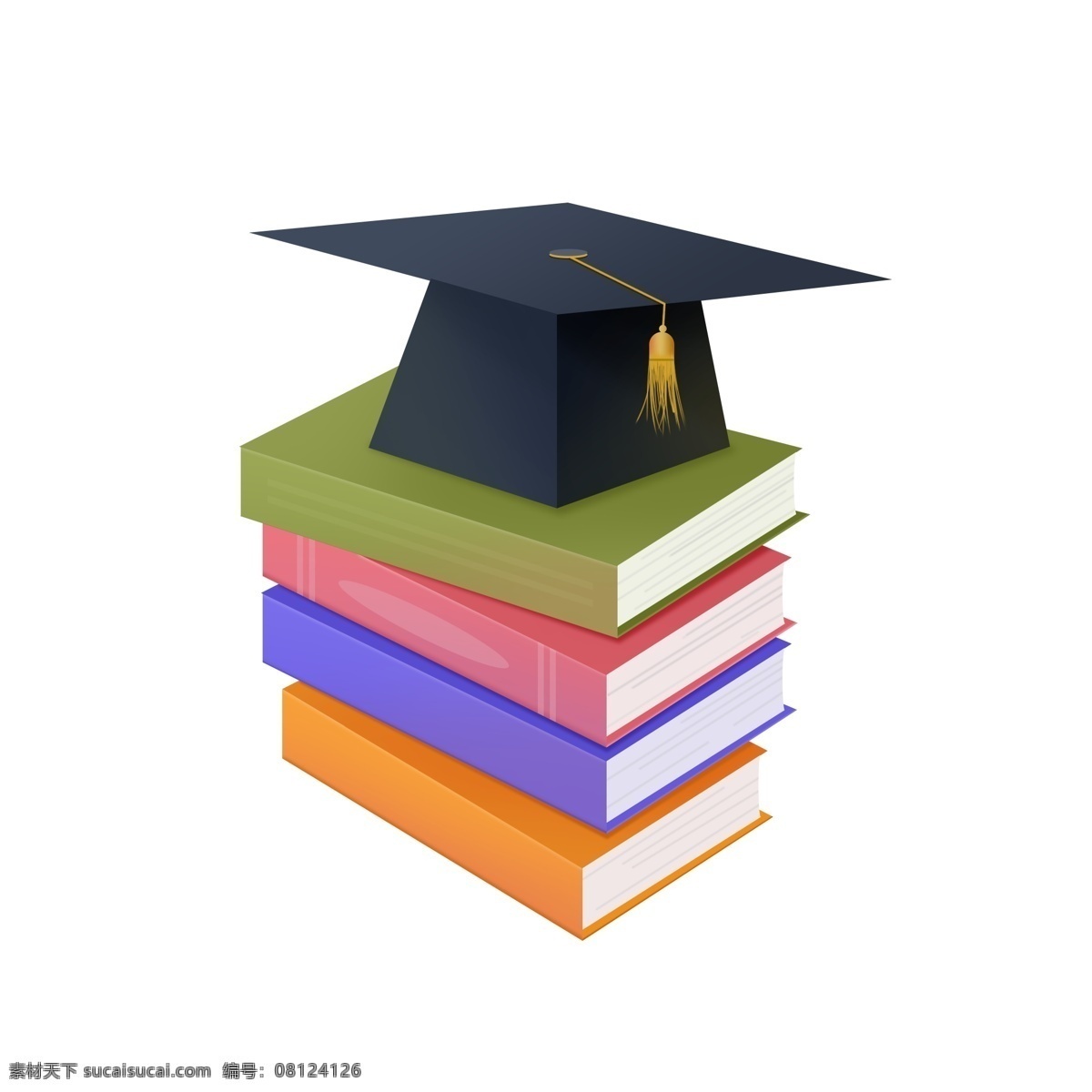 开学 季 书籍 商用 元素 开学季 知识 读书 书本 学士帽 学识 学历 课本