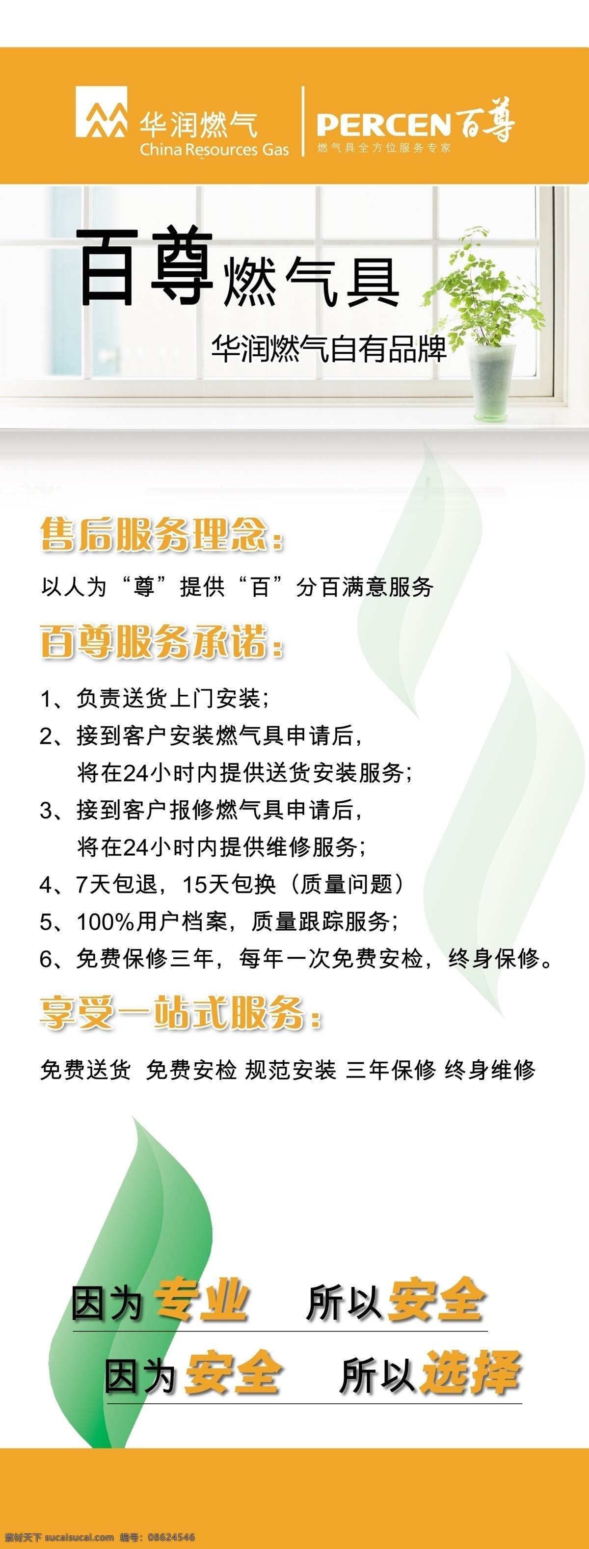 滕州 华润 燃气 展板 百尊 宣传 展板模板 广告设计模板 源文件