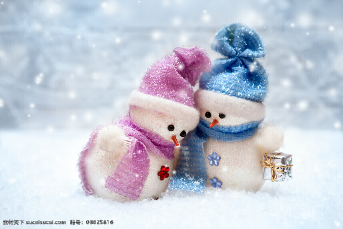 唯美 炫酷 3d 立体 雪人 可爱雪人 3d设计